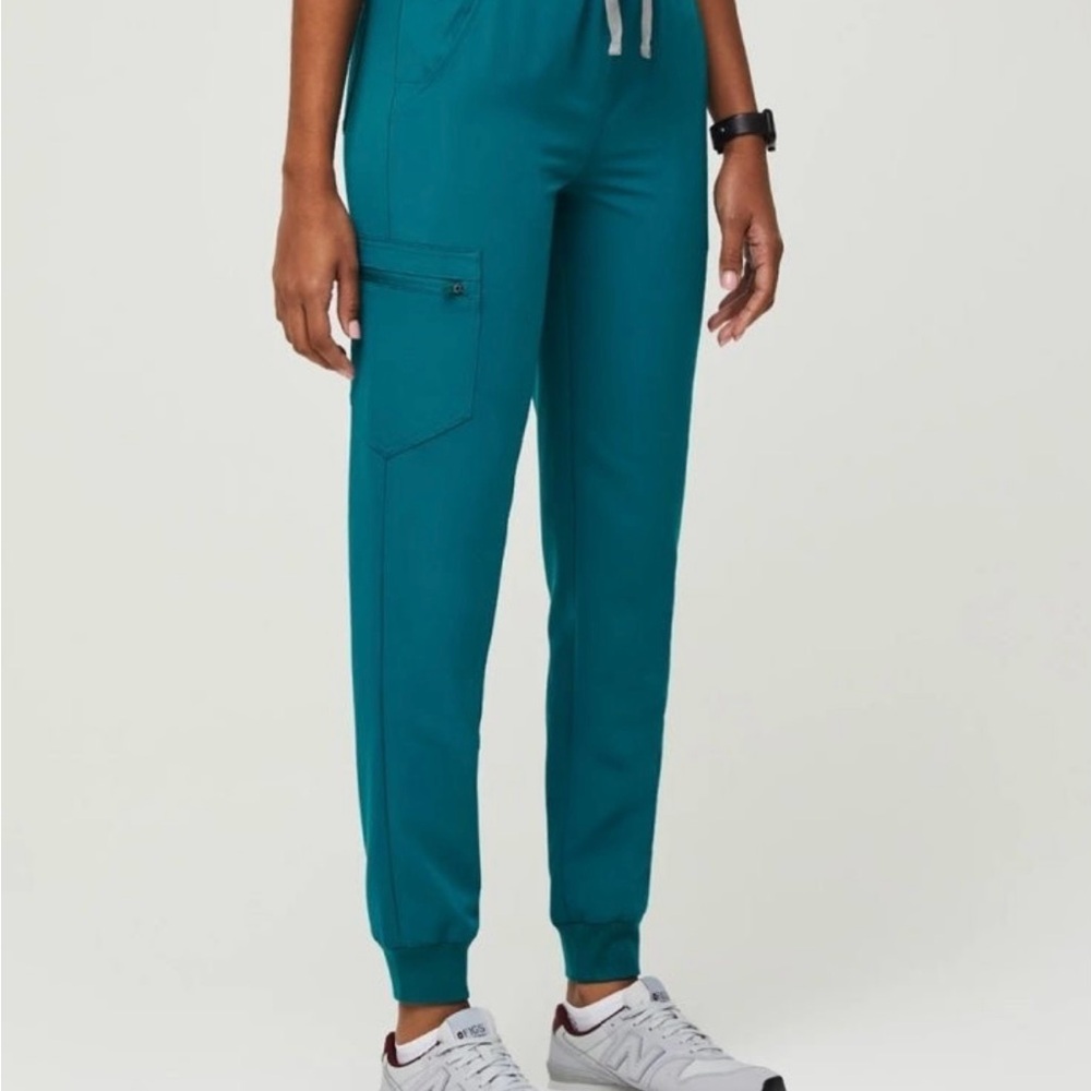 Figs Pacific Blue Limited Edition High Waisted Zamora Joggers